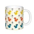thumbnail image 1 of Yiaed Colorful Squirrel Print Ceramics Coffee,Large Handle Design,Extra Large Tea and Coffee Cup for Office and Home Mugs, 1 of 6