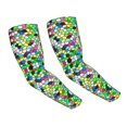 thumbnail image 1 of Yiaed Colorful Tie Dye Stained Glass Print Arm Sleeves,Cooling UV Sun Protection Sports Compression for Men/Women, 1 of 6