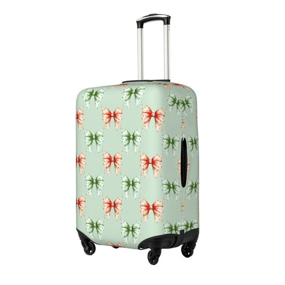 Yiaed Colorful polka dots bow Print Travel Luggage Cover Suitcase Protector Covers Elastic Luggage Anti-scratch(No luggage included)-