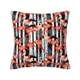 thumbnail image 1 of Yiaed Cool Flamingo Print Pillow Covers Super Soft Decorative Square Throw Pillow Covers Case Cushion Covers for Sofa Couch Bedroom Car Decor（No pillow core）-24"x24", 1 of 7