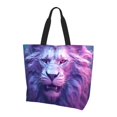 thumbnail image 1 of Yiaed Cool Lion Head Print Handbag for Women Tote Purse Shoulder Bag Large Fashion Hobo Purse Handbag Shopping Tote, 1 of 5