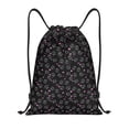 thumbnail image 1 of Yiaed Cool Skull Love Print Drawstring Bags Drawstring Backpack Bulk String Back Pack Gym Sport Bag-Medium, 1 of 5