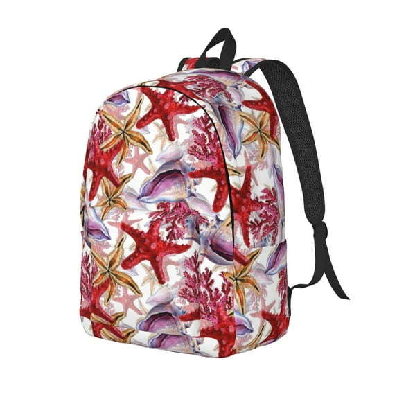 Yiaed Coral Reef Print Print Laptop Backpack Travel Canvas Backpack Vintage Aesthetic Backpack for School Knapsack Backpack Backpack for School-