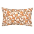 thumbnail image 1 of Yiaed Corgi Animal Print Brushed Microfiber Envelope Pillowcases, Standard,Envelope Closure Pillow Cases(No pillow core)-20"x30", 1 of 6