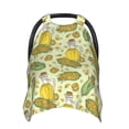 thumbnail image 1 of Yiaed Corn And Corn Oil Print Baby Car Seat Canopy Carrier Cover, Breathable Nursing Cover for Breastfeeding,Multi-Use Infant Carseat Stroller Cover, 1 of 7