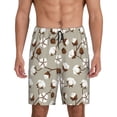 thumbnail image 1 of Yiaed Cotton Tree for Men's Soft Sleep Pajama Short Lounging Pajama Shorts-XX-Large, 1 of 8