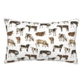 thumbnail image 1 of Yiaed Cow Print Brushed Microfiber Envelope Pillowcases, Standard,Envelope Closure Pillow Cases(No pillow core)-16"x24", 1 of 6