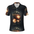 thumbnail image 1 of Yiaed Creative PokerPrint Men's Short Sleeve Polo Shirt,Golf Polo for Men Three-Button Golf Shirt Athletic Casual Collared T-Shirt- 3X-Large, 1 of 7