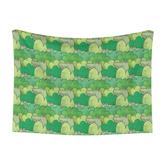 Yiaed Crocodile And Bush Print Dog Blankets-Cat Blanket Washable for Couch Protection,Puppy Blanket, Soft Plush Reversible Throw Furniture Protector-