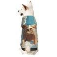 thumbnail image 1 of Yiaed Cute Angel Winged Dog Print Dog Hoodie Security Pet Dog Costume Pets Dog Hoodie Sweatshirt with Pocket for Small Dogs-Medium, 1 of 5