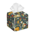 thumbnail image 1 of Yiaed Cute Animal Forest Print Tissue Box Cover, PU Leather Decorative Organizer for Tabletop, Bathroom, Car, Office Creative Decorative, 1 of 7