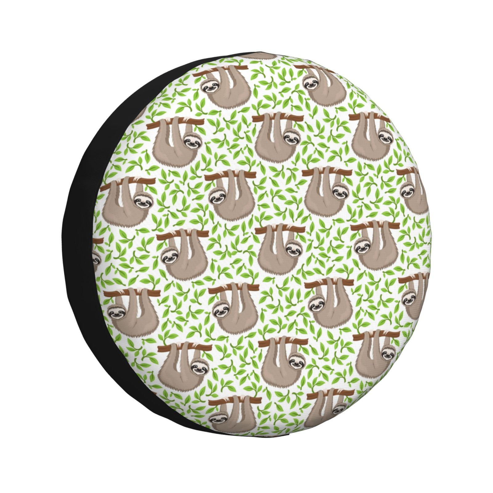 Yiaed Cute Animal Sloth On A Branch Print Print Tire Wheel Cover, tire ...