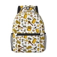 thumbnail image 1 of Yiaed Cute Bee Print School Backpack College Backpack Daypacks for Students High School Spacious and Durable Daypack for Work and Travel-One Size, 1 of 6