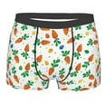 thumbnail image 1 of Yiaed Cute Carrot Print Men's Soft Cotton Boxer Shorts Breathable Boxers Underwear Moisture-Wicking Underwear Stretch Boxer Briefs for Man-X-Large, 1 of 5