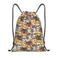 thumbnail image 1 of Yiaed Cute Cat Print Drawstring Bags Drawstring Backpack Bulk String Back Pack Gym Sport Bag-Small, 1 of 5