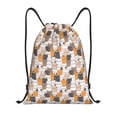 thumbnail image 1 of Yiaed Cute Cats Print Drawstring Bags Drawstring Backpack Bulk String Back Pack Gym Sport Bag-Small, 1 of 5