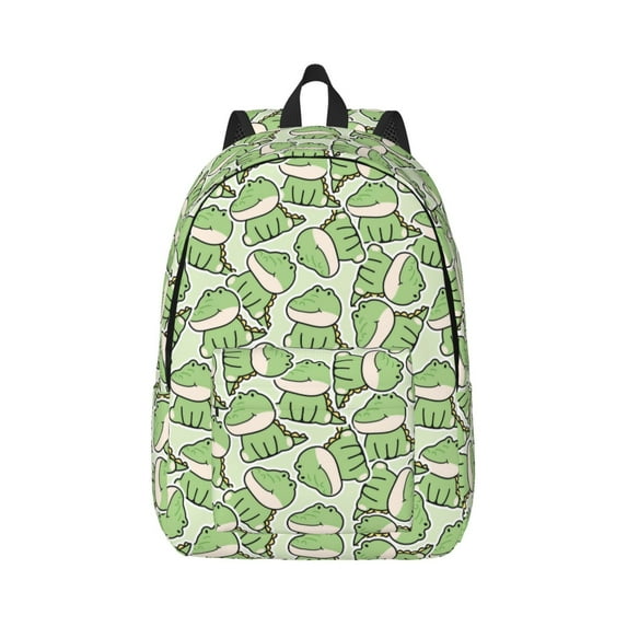 Yiaed Cute Crocodile Print Backpack, Premium Laptop Backpack, Travel Backpack for Women, Lightweight Backpacks, Comfortable Back Pack-Medium