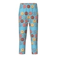thumbnail image 1 of Yiaed Cute Donut Print Teenagers' Lounge Pants, Loose PJ Bottoms, Long Pajama Pants for Men-XS(5-6), 1 of 6