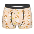 thumbnail image 1 of Yiaed Cute Duck And Flower Print Men's Soft Cotton Boxer Shorts Breathable Boxers Underwear Moisture-Wicking Underwear Stretch Boxer Briefs for Man-Small, 1 of 5