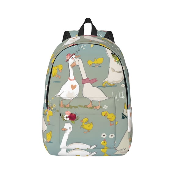 Yiaed Cute Farm Birds Print Backpack, Premium Laptop Backpack, Travel Backpack for Women, Lightweight Backpacks, Comfortable Back Pack-Medium