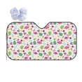 thumbnail image 1 of Yiaed Cute Flamingo Print Car Windshield Sunshade Front Auto Car Front Window Sun Shade Foldable Sun Visor Shield Cover Auto Accessories for Sedan SUV Truck-Medium, 1 of 5