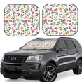 thumbnail image 1 of Yiaed Cute Flower Print Car Front Windshield Sun Shade,Foldable Anti-UV Car Sunshade for Front Window for Most Vehicles-Medium, 1 of 5
