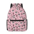 thumbnail image 1 of Yiaed Cute Fox Pink Tree Print School Backpack College Backpack Daypacks for Students High School Spacious and Durable Daypack for Work and Travel-One Size, 1 of 6