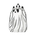 thumbnail image 1 of Yiaed Cute Ghost Simple Drawing Print Backpack, Premium Laptop Backpack, Travel Backpack for Women, Lightweight Backpacks, Comfortable Back Pack-Medium, 1 of 1