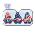 thumbnail image 1 of Yiaed Cute Gnomes in USA1 Print Car Windshield Sunshade Front Auto Car Front Window Sun Shade Foldable Sun Visor Shield Cover Auto Accessories for Sedan SUV Truck-Small, 1 of 5