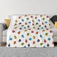 thumbnail image 1 of Yiaed Cute Ladybugs Print Blanket Throw Blanket Soft Cozy Flannel Blanket for Home Bed Sofa Couch Chair-80"x60", 1 of 6