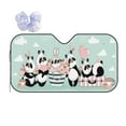 thumbnail image 1 of Yiaed Cute Panda Print Car Windshield Sunshade Front Auto Car Front Window Sun Shade Foldable Sun Visor Shield Cover Auto Accessories for Sedan SUV Truck-Medium, 1 of 5