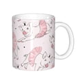 thumbnail image 1 of Yiaed Cute Piggy Ballerina Print Ceramics Coffee,Large Handle Design,Extra Large Tea and Coffee Cup for Office and Home Mugs, 1 of 6