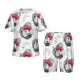 thumbnail image 1 of Yiaed Cute Poodle Dog for Kid's Short-Sleeved Pajamas Set, Summer Short Set for Children Round Neck Pjs Set 2pcs Toddler Clothes Fit for Boys & Girls -Small, 1 of 6