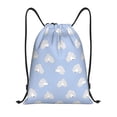thumbnail image 1 of Yiaed Cute Poodle Dog Print Drawstring Bags Drawstring Backpack Bulk String Back Pack Gym Sport Bag-Small, 1 of 5