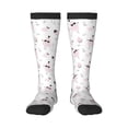 thumbnail image 1 of Yiaed Cute Poodle Dog Print Great elasticity Adult Stockings Sports socks for Men and Women, 1 of 6