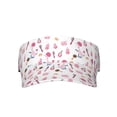 thumbnail image 1 of Yiaed Cute Poodle Dog Print Sport Sun Visor Hats Adjustable Empty Top Baseball Cap Cotton Ball Caps for Women and Men, 1 of 5
