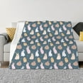 thumbnail image 1 of Yiaed Cute Rabbit Print Blanket Throw Blanket Soft Cozy Flannel Blanket for Home Bed Sofa Couch Chair-40"x30", 1 of 6