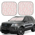 thumbnail image 1 of Yiaed Cute Rabbit Print Car Front Windshield Sun Shade,Foldable Anti-UV Car Sunshade for Front Window for Most Vehicles-Large, 1 of 5