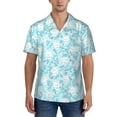 thumbnail image 1 of Yiaed Cute Rabbit Print Hawaiian Shirt for Men Short Sleeve Button Down Shirts Beach Shirts for Men-XX-Large, 1 of 5