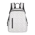 thumbnail image 1 of Yiaed Cute Rabbit Print Lightweight Backpack Travel Backpacks Hiking Daypack for Women Men, 1 of 5
