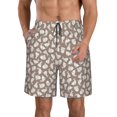 thumbnail image 1 of Yiaed Cute Rabbit Print Men's Swim Trunks with Lining Quick Dry Sports Shorts Beach Shorts Boardshorts-Medium, 1 of 5