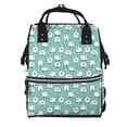 thumbnail image 1 of Yiaed Cute Sheeps Print Multi-Function Travel Backpack Nappy Bags, Nursing Bag, Fashion Mummy, Roomy Waterproof for Baby Care, Stylish and Durable, 1 of 5