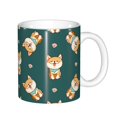 thumbnail image 1 of Yiaed Cute Shiba Print Ceramics Coffee,Large Handle Design,Extra Large Tea and Coffee Cup for Office and Home Mugs, 1 of 6