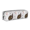 thumbnail image 1 of Yiaed Cute Swan Print Leather Pencil Case - Leather Pen Pencil Holder - Elegant & Practical Pencil Pouch for Work & Office, 1 of 7