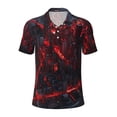 thumbnail image 1 of Yiaed Cyberpunk Cityscape LightsPrint Men's Short Sleeve Polo Shirt,Golf Polo for Men Three-Button Golf Shirt Athletic Casual Collared T-Shirt- X-Large, 1 of 7