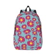 thumbnail image 1 of Yiaed Daisies Flowers Print Backpack, Premium Laptop Backpack, Travel Backpack for Women, Lightweight Backpacks, Comfortable Back Pack-Medium, 1 of 1