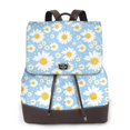 thumbnail image 1 of Yiaed Daisies Flowers Print Laptop Backpack for Women Slim Computer Bag Work Travel College Backpack Purse Fits 14 Inch Notebook, 1 of 4