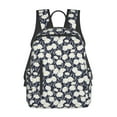 thumbnail image 1 of Yiaed Daisies Flowers Print Lightweight Backpack Travel Backpacks Hiking Daypack for Women Men, 1 of 5