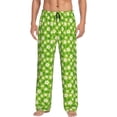 thumbnail image 1 of Yiaed Daisies Flowers Print Men's Lounge Pants, Loose PJ Bottoms, Long Pajama Pants for Men-X-Large, 1 of 5