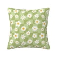 thumbnail image 1 of Yiaed Daisies Flowers Print Pillow Covers Super Soft Decorative Square Throw Pillow Covers Case Cushion Covers for Sofa Couch Bedroom Car Decor（No pillow core）-22"x22", 1 of 7